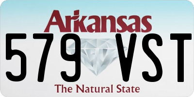 AR license plate 579VST