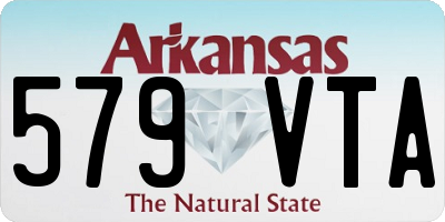AR license plate 579VTA