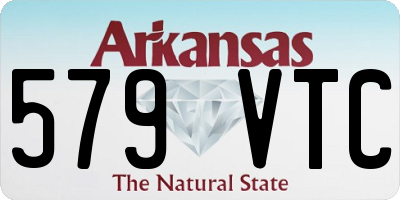 AR license plate 579VTC