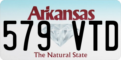 AR license plate 579VTD