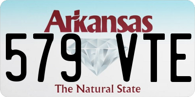 AR license plate 579VTE