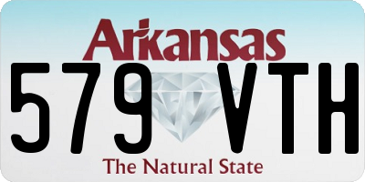 AR license plate 579VTH