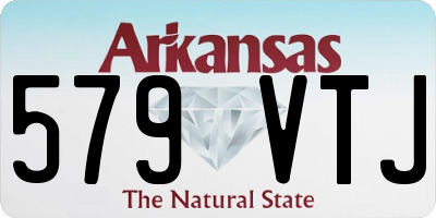 AR license plate 579VTJ