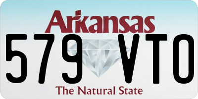 AR license plate 579VTO