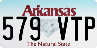 AR license plate 579VTP