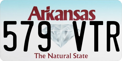 AR license plate 579VTR