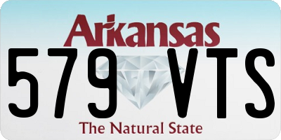 AR license plate 579VTS