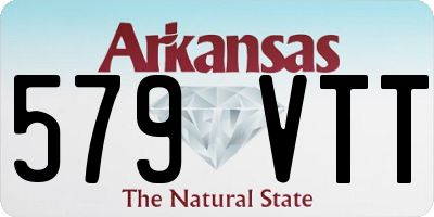 AR license plate 579VTT