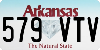 AR license plate 579VTV