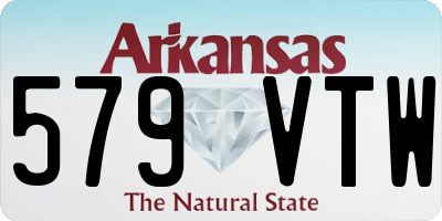 AR license plate 579VTW