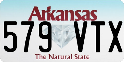 AR license plate 579VTX