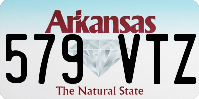 AR license plate 579VTZ