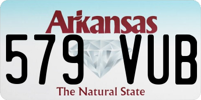AR license plate 579VUB