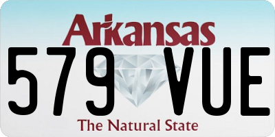AR license plate 579VUE