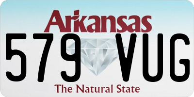 AR license plate 579VUG