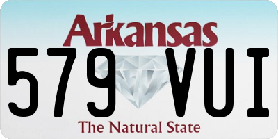 AR license plate 579VUI