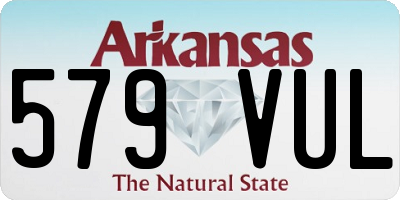 AR license plate 579VUL