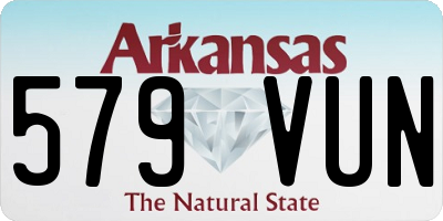 AR license plate 579VUN