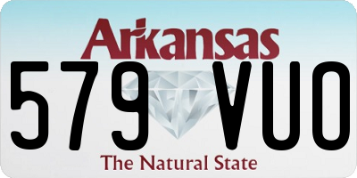 AR license plate 579VUO