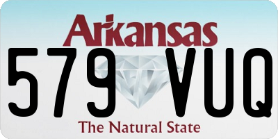 AR license plate 579VUQ