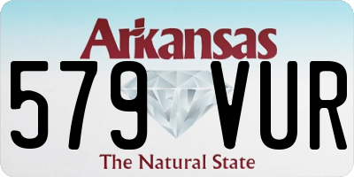 AR license plate 579VUR