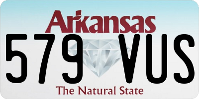 AR license plate 579VUS