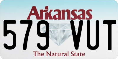 AR license plate 579VUT