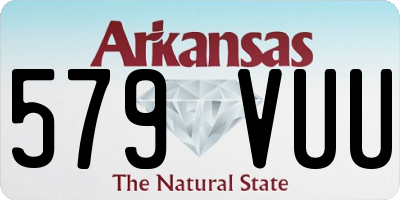 AR license plate 579VUU