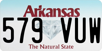 AR license plate 579VUW