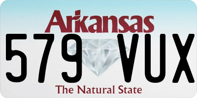 AR license plate 579VUX