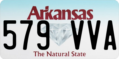 AR license plate 579VVA