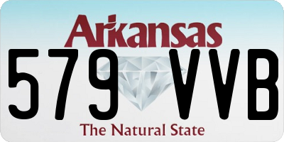 AR license plate 579VVB