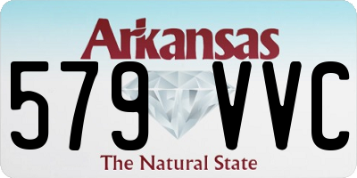 AR license plate 579VVC