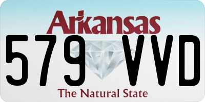 AR license plate 579VVD