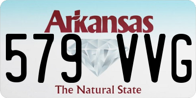 AR license plate 579VVG