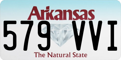 AR license plate 579VVI