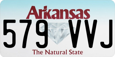 AR license plate 579VVJ