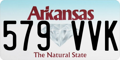 AR license plate 579VVK