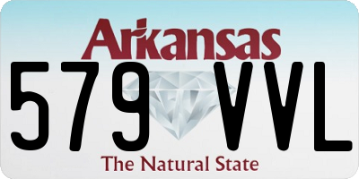 AR license plate 579VVL