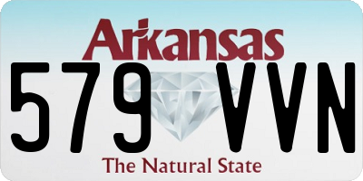 AR license plate 579VVN