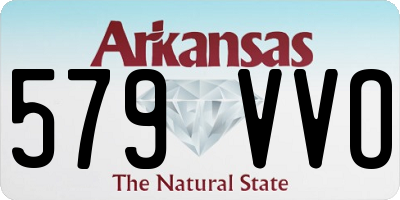 AR license plate 579VVO