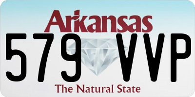 AR license plate 579VVP