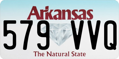 AR license plate 579VVQ