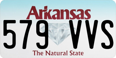 AR license plate 579VVS