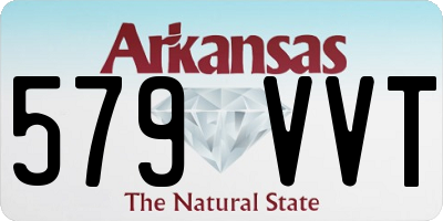AR license plate 579VVT
