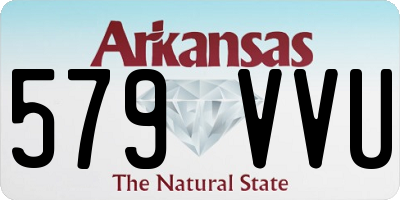 AR license plate 579VVU