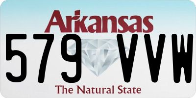 AR license plate 579VVW
