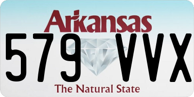 AR license plate 579VVX