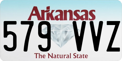 AR license plate 579VVZ