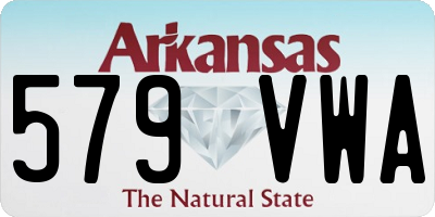 AR license plate 579VWA